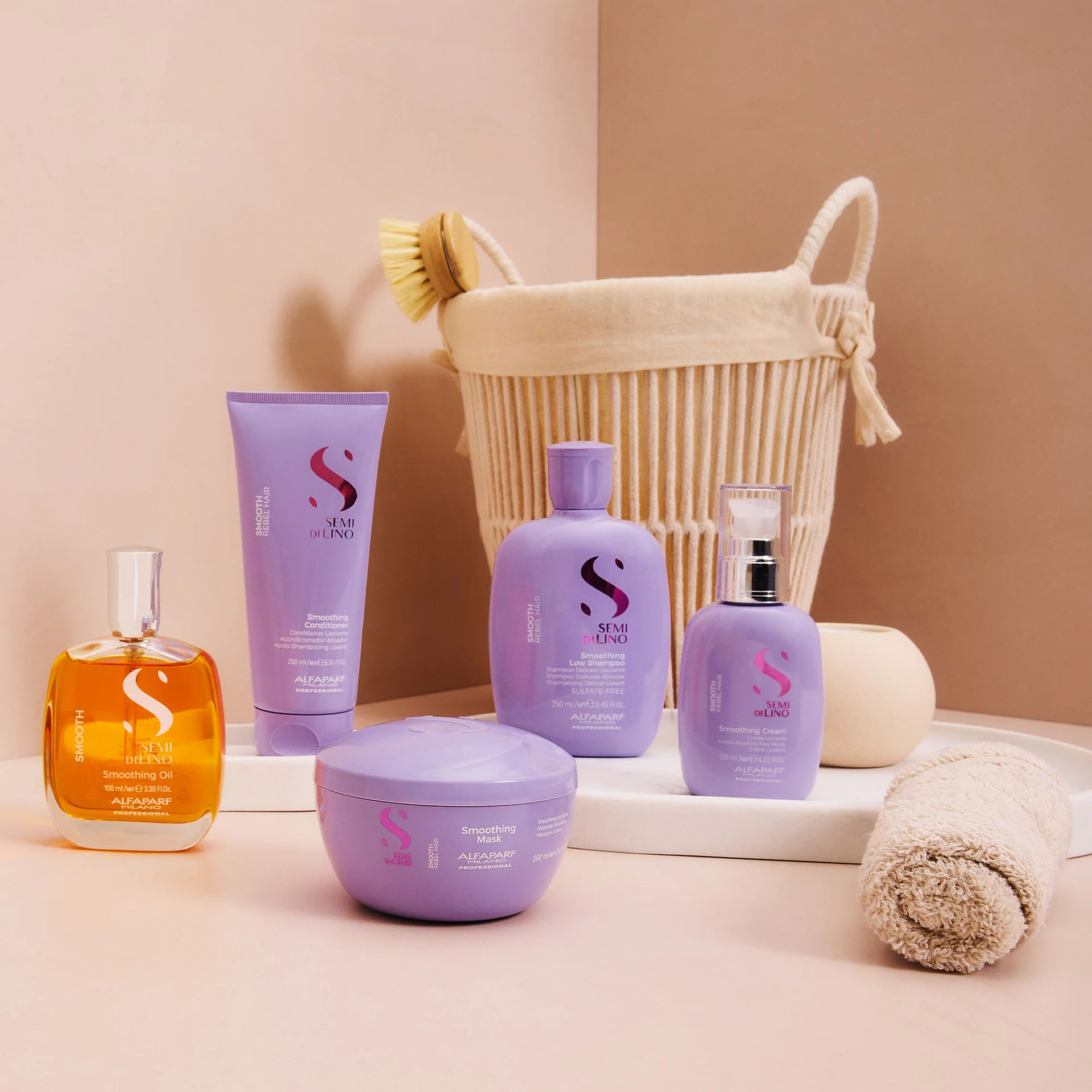 Mascarilla alisadora Semi Di Lino Smooth 200ml - Imagen 2