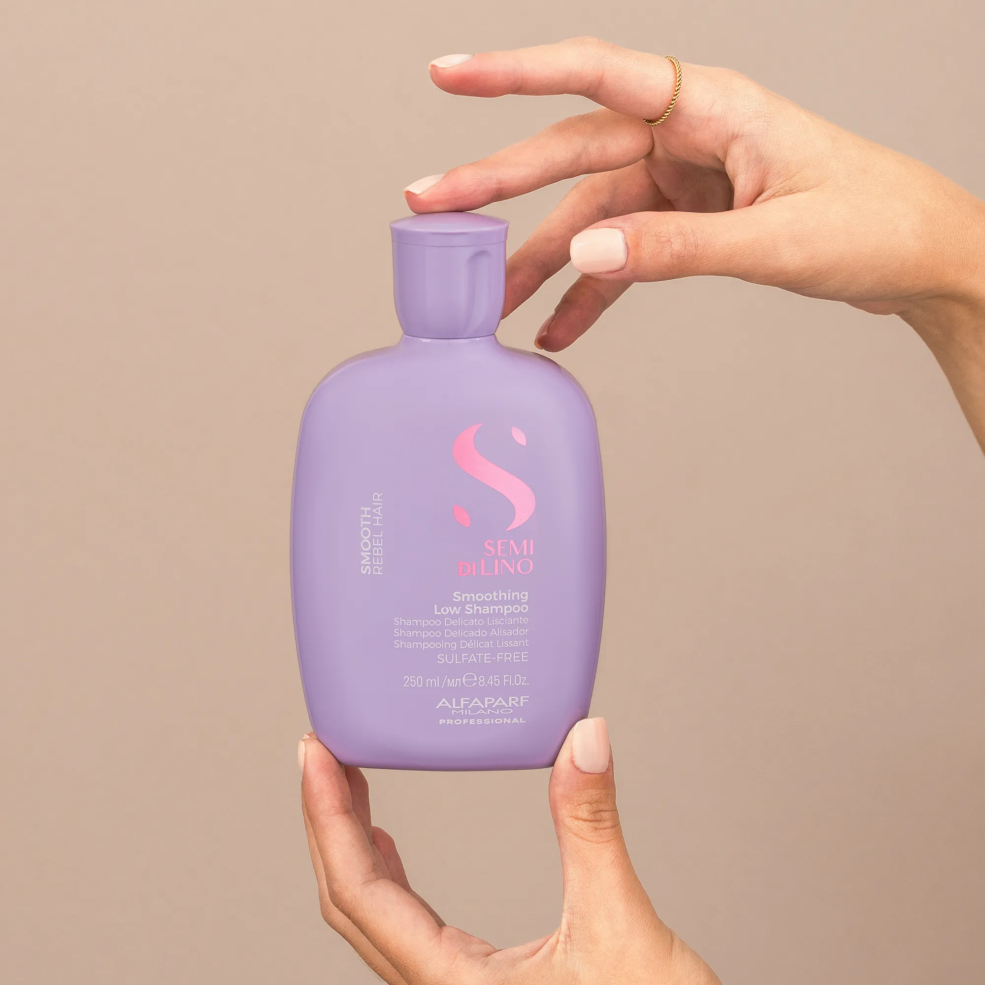 Shampoo alisador Semi Di Lino Smooth 250 ml - Imagen 3