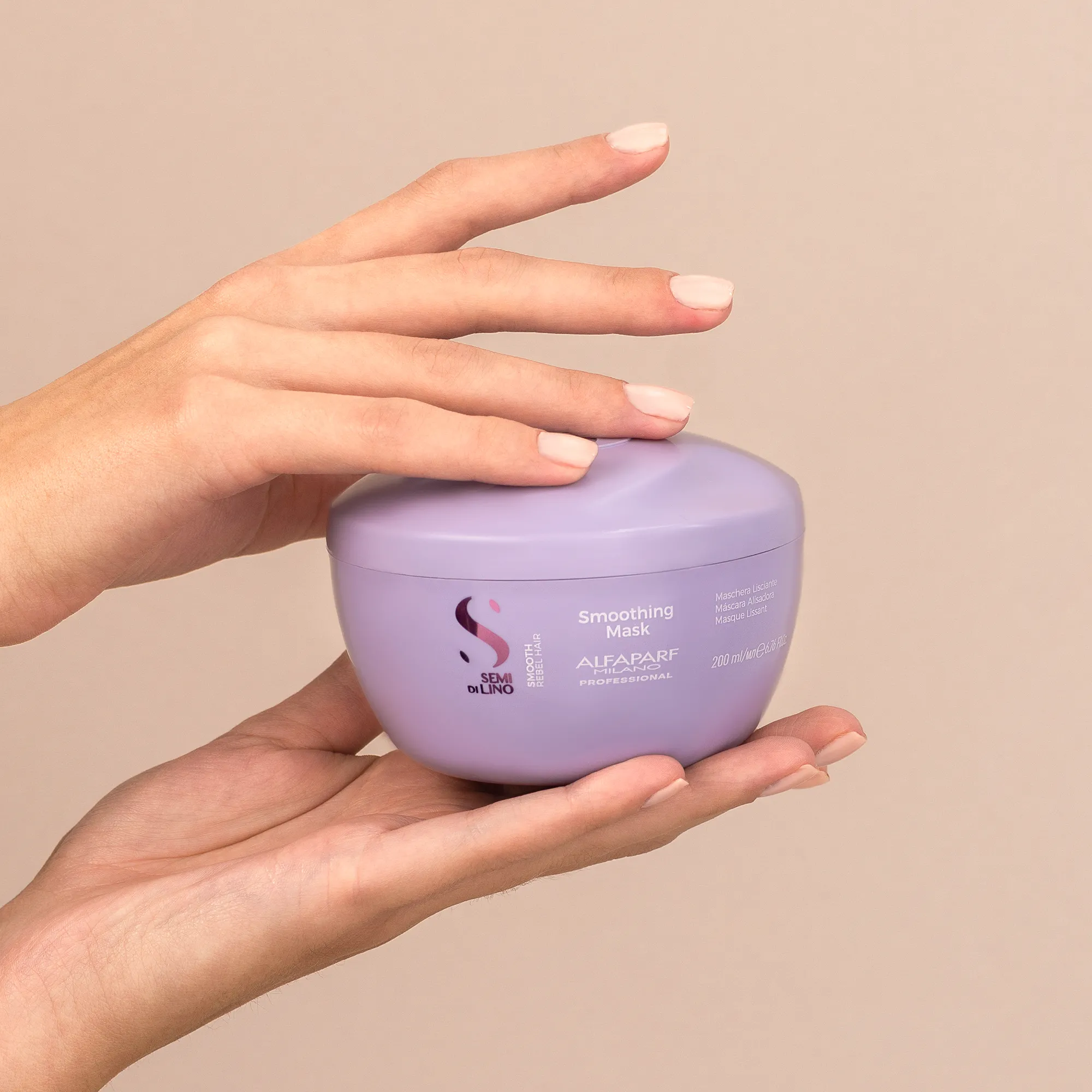 Mascarilla alisadora Semi Di Lino Smooth 200ml - Imagen 4