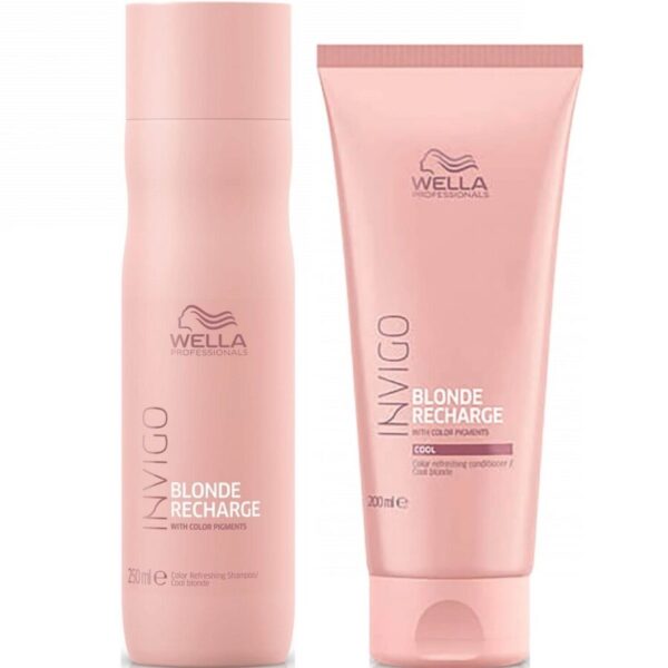 WELLA - Pack Blonde Recharge Shampoo 250 ml + Acondicionador 200 ml