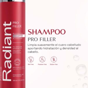 RADIANT PRO FILLER Shampoo 1L + Acondicionador 1L + Mask 350g