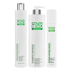 ITALIAN MAX - Refresh Shampoo 500ml Acondicionador 300ml Tónico 120ml